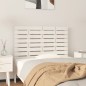 vidaXL Wand-Kopfteil Weiß 81x3x63 cm Massivholz Kiefer