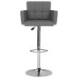 Barhocker 2 Stk. Grau Kunstleder Barhocker 2 Stk. Grau Kunstleder
