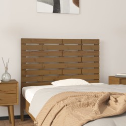 vidaXL Wand-Kopfteil Honigbraun 81x3x63 cm Massivholz Kiefer