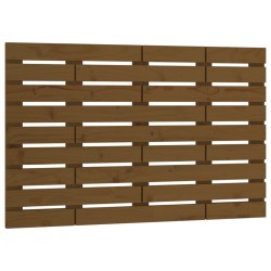 vidaXL Wand-Kopfteil Honigbraun 81x3x63 cm Massivholz Kiefer