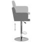 Barhocker 2 Stk. Grau Kunstleder Barhocker 2 Stk. Grau Kunstleder