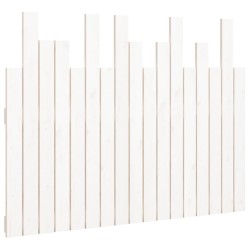 vidaXL Wand-Kopfteil Weiß 108x3x80 cm Massivholz Kiefer