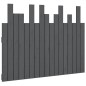 vidaXL Wand-Kopfteil Grau 108x3x80 cm Massivholz Kiefer vidaXL Wand-Kopfteil Grau 108x3x80 cm Massivholz Kiefer