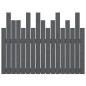 vidaXL Wand-Kopfteil Grau 108x3x80 cm Massivholz Kiefer vidaXL Wand-Kopfteil Grau 108x3x80 cm Massivholz Kiefer