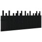 vidaXL Wand-Kopfteil Schwarz 204x3x80 cm Massivholz Kiefer vidaXL Wand-Kopfteil Schwarz 204x3x80 cm Massivholz Kiefer