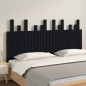 vidaXL Wand-Kopfteil Schwarz 159,5x3x80 cm Massivholz Kiefer vidaXL Wand-Kopfteil Schwarz 159,5x3x80 cm Massivholz Kiefer