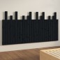 vidaXL Wand-Kopfteil Schwarz 159,5x3x80 cm Massivholz Kiefer vidaXL Wand-Kopfteil Schwarz 159,5x3x80 cm Massivholz Kiefer