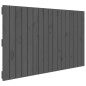 vidaXL Wand-Kopfteil Grau 108x3x60 cm Massivholz Kiefer vidaXL Wand-Kopfteil Grau 108x3x60 cm Massivholz Kiefer