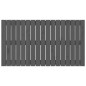 vidaXL Wand-Kopfteil Grau 108x3x60 cm Massivholz Kiefer vidaXL Wand-Kopfteil Grau 108x3x60 cm Massivholz Kiefer