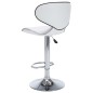 Barhocker 2 Stk. Weiß Kunstleder Barhocker 2 Stk. Weiß Kunstleder