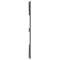vidaXL Wand-Kopfteil Grau 159,5x3x90 cm Massivholz Kiefer