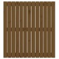 vidaXL Wand-Kopfteil Honigbraun 82,5x3x90 cm Massivholz Kiefer