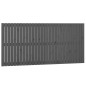 vidaXL Wand-Kopfteil Grau 185x3x90 cm Massivholz Kiefer vidaXL Wand-Kopfteil Grau 185x3x90 cm Massivholz Kiefer