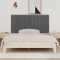 vidaXL Wand-Kopfteil Grau 185x3x90 cm Massivholz Kiefer vidaXL Wand-Kopfteil Grau 185x3x90 cm Massivholz Kiefer