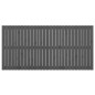 vidaXL Wand-Kopfteil Grau 185x3x90 cm Massivholz Kiefer vidaXL Wand-Kopfteil Grau 185x3x90 cm Massivholz Kiefer