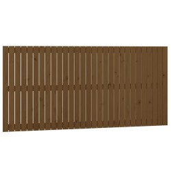 vidaXL Wand-Kopfteil Honigbraun 185x3x90 cm Massivholz Kiefer