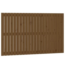vidaXL Wand-Kopfteil Honigbraun 140x3x90 cm Massivholz Kiefer