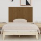 vidaXL Wand-Kopfteil Honigbraun 140x3x90 cm Massivholz Kiefer vidaXL Wand-Kopfteil Honigbraun 140x3x90 cm Massivholz Kiefer