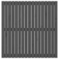 vidaXL Wand-Kopfteil Grau 108x3x110 cm Massivholz Kiefer vidaXL Wand-Kopfteil Grau 108x3x110 cm Massivholz Kiefer