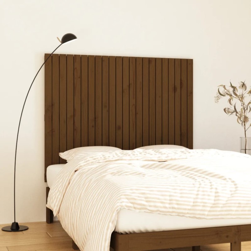 vidaXL Wand-Kopfteil Honigbraun 140x3x110 cm Massivholz Kiefer vidaXL Wand-Kopfteil Honigbraun 140x3x110 cm Massivholz Kiefer