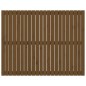 vidaXL Wand-Kopfteil Honigbraun 140x3x110 cm Massivholz Kiefer vidaXL Wand-Kopfteil Honigbraun 140x3x110 cm Massivholz Kiefer