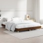 vidaXL Bettgestell Braun Eichen-Optik 140x190 cm Holzwerkstoff vidaXL Bettgestell Braun Eichen-Optik 140x190 cm Holzwerkstoff