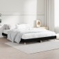 vidaXL Bettgestell Schwarz 135x190 cm Holzwerkstoff vidaXL Bettgestell Schwarz 135x190 cm Holzwerkstoff