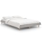 vidaXL Bettgestell Grau Sonoma 120x190 cm Holzwerkstoff vidaXL Bettgestell Grau Sonoma 120x190 cm Holzwerkstoff