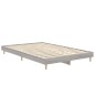 vidaXL Bettgestell Grau Sonoma 120x190 cm Holzwerkstoff vidaXL Bettgestell Grau Sonoma 120x190 cm Holzwerkstoff