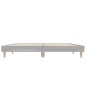 vidaXL Bettgestell Grau Sonoma 120x190 cm Holzwerkstoff vidaXL Bettgestell Grau Sonoma 120x190 cm Holzwerkstoff