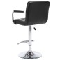 Barhocker 2 Stk. Schwarz Kunstleder Barhocker 2 Stk. Schwarz Kunstleder