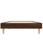 vidaXL Bettgestell Braun Eichen-Optik 75x190 cm Holzwerkstoff