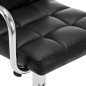 Barhocker 2 Stk. Schwarz Kunstleder Barhocker 2 Stk. Schwarz Kunstleder