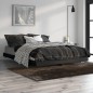 vidaXL Bettgestell Schwarz 140x190 cm Holzwerkstoff vidaXL Bettgestell Schwarz 140x190 cm Holzwerkstoff
