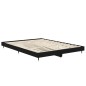 vidaXL Bettgestell Schwarz 140x190 cm Holzwerkstoff vidaXL Bettgestell Schwarz 140x190 cm Holzwerkstoff
