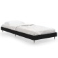 vidaXL Bettgestell Schwarz 75x190 cm Holzwerkstoff vidaXL Bettgestell Schwarz 75x190 cm Holzwerkstoff