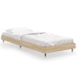 vidaXL Bettgestell Sonoma-Eiche 75x190 cm Holzwerkstoff vidaXL Bettgestell Sonoma-Eiche 75x190 cm Holzwerkstoff