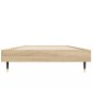vidaXL Bettgestell Sonoma-Eiche 75x190 cm Holzwerkstoff vidaXL Bettgestell Sonoma-Eiche 75x190 cm Holzwerkstoff