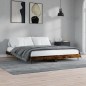 vidaXL Bettgestell Räuchereiche 140x200 cm Holzwerkstoff vidaXL Bettgestell Räuchereiche 140x200 cm Holzwerkstoff