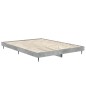vidaXL Bettgestell Betongrau 135x190 cm Holzwerkstoff vidaXL Bettgestell Betongrau 135x190 cm Holzwerkstoff