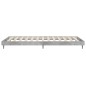 vidaXL Bettgestell Betongrau 90x190 cm Holzwerkstoff vidaXL Bettgestell Betongrau 90x190 cm Holzwerkstoff