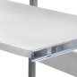 Computertisch Schreibtisch Computerwagen PC Tisch Bürotisch weiß