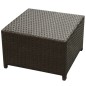 vidaXL 8-tlg. Garten-Lounge-Set mit Auflagen Poly Rattan Braun vidaXL 8-tlg. Garten-Lounge-Set mit Auflagen Poly Rattan Braun