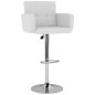 Barhocker 2 Stk. Weiß Kunstleder Barhocker 2 Stk. Weiß Kunstleder