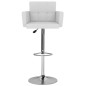 Barhocker 2 Stk. Weiß Kunstleder Barhocker 2 Stk. Weiß Kunstleder