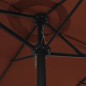 vidaXL Sonnenschirm mit Aluminium-Mast 460x270 cm Terracotta-Rot vidaXL Sonnenschirm mit Aluminium-Mast 460x270 cm Terracotta-Rot