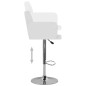 Barhocker 2 Stk. Weiß Kunstleder Barhocker 2 Stk. Weiß Kunstleder