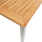 vidaXL Garten-Esstisch 200 x 100 x 75 cm Massivholz Teak und Edelstahl vidaXL Garten-Esstisch 200 x 100 x 75 cm Massivholz Teak und Edelstahl