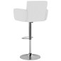 Barhocker 2 Stk. Weiß Kunstleder Barhocker 2 Stk. Weiß Kunstleder