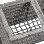 vidaXL Garten-Hochbeet mit Beinen 3 Töpfen 72×25×50 cm Poly Rattan vidaXL Garten-Hochbeet mit Beinen 3 Töpfen 72×25×50 cm Poly Rattan
